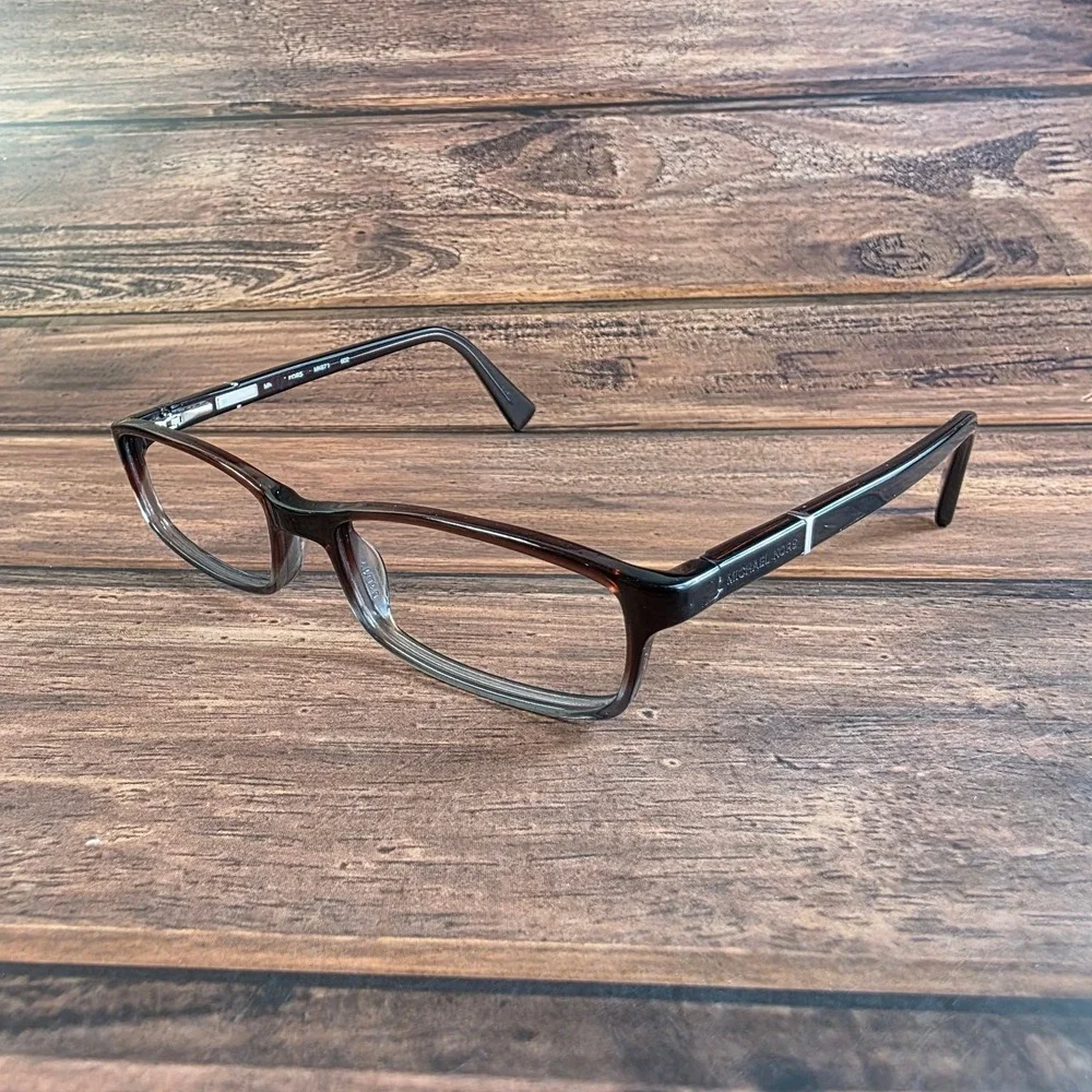 Michael Kors MK673 Rectangular Brown Gradient‎ Plastic Glasses 140mm